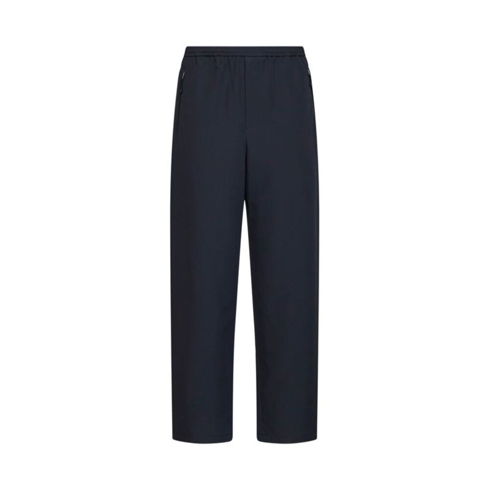Jil Sander Men Black Waterproof Recycled Polyester Jogger Trousers